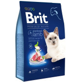 Суха храна  Brit Premium by Nature Cat - Sterilized Lamb - за кастрирани котки, с агнешко